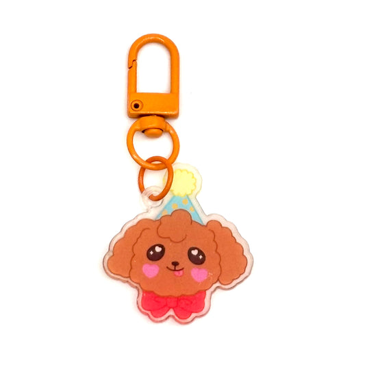 Clown Puppies mini-keychains