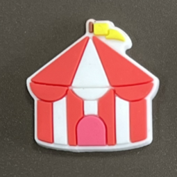Circus Tent Shoe Charm
