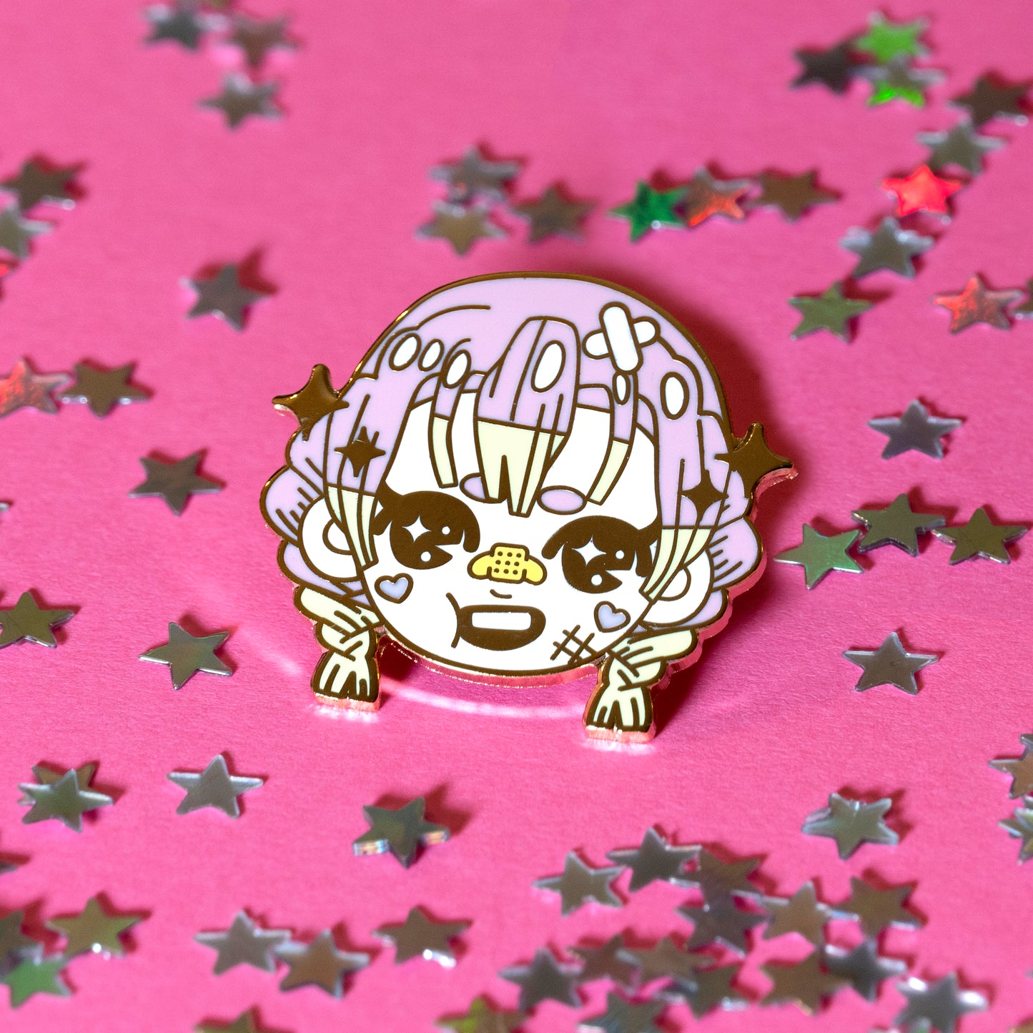 Unique Mitsuri Kanroji Enamel Pin For Bags And Jackets Decoration