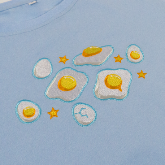 Best High Quality BIBEE Eggie Embroidered Crop Top