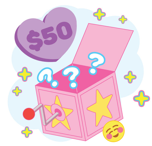 $50 MYSTERY JACK IN THE BOX!