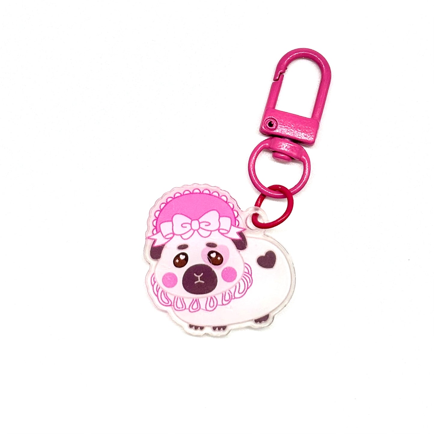 Clown Gerbil mini-keychains