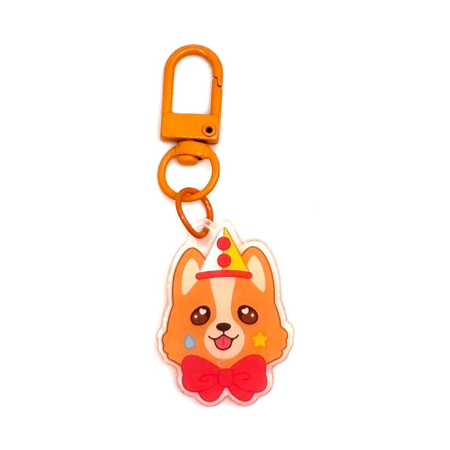 Clown Puppies mini-keychains