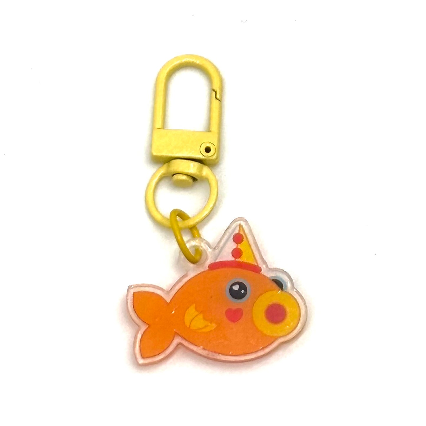 Clown Froggies + Fish mini-keychains