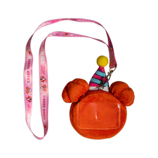 Beep Beep Plush Wallet + Keychain