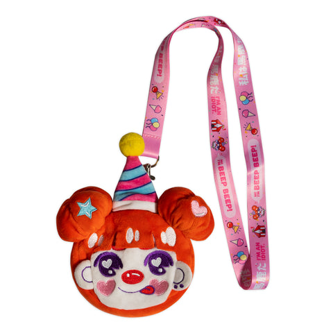Beep Beep Plush Wallet + Keychain