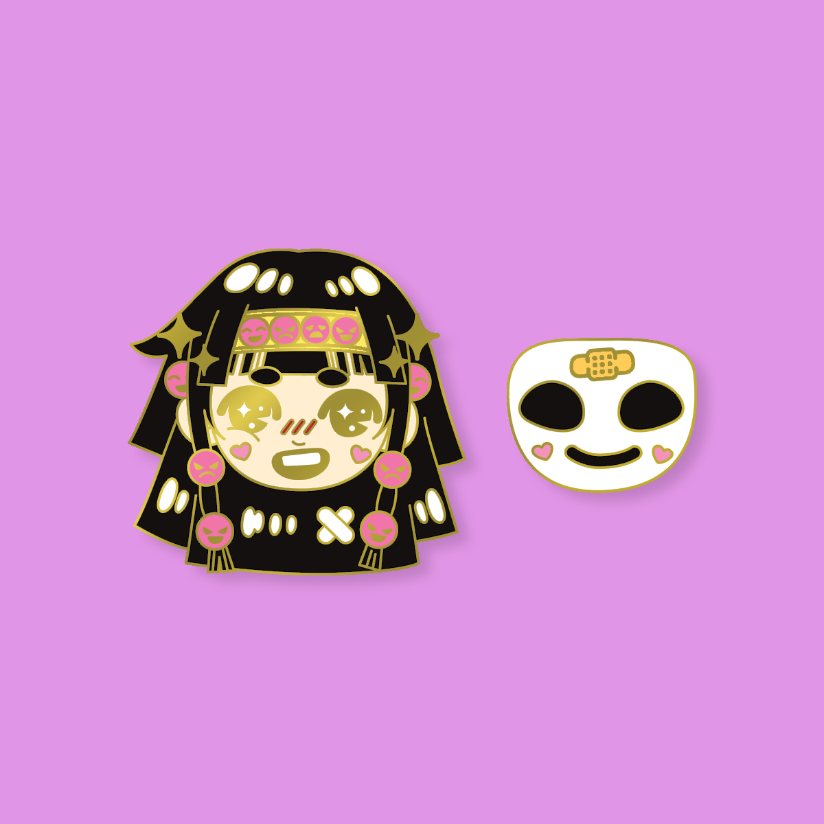 Alluka/Nanika - Magnetic And Detachable Enamel Pin For Bags Jackets