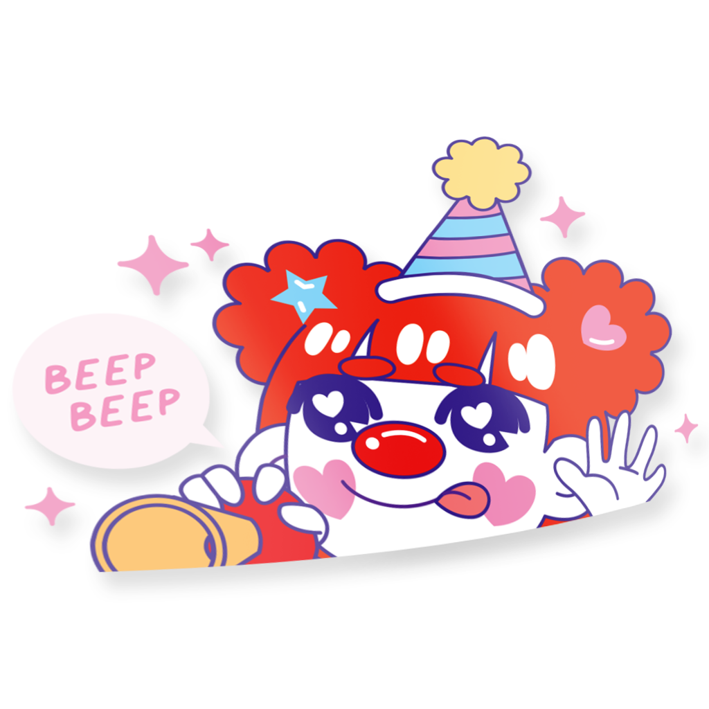 Beep Beep Decal Sticker