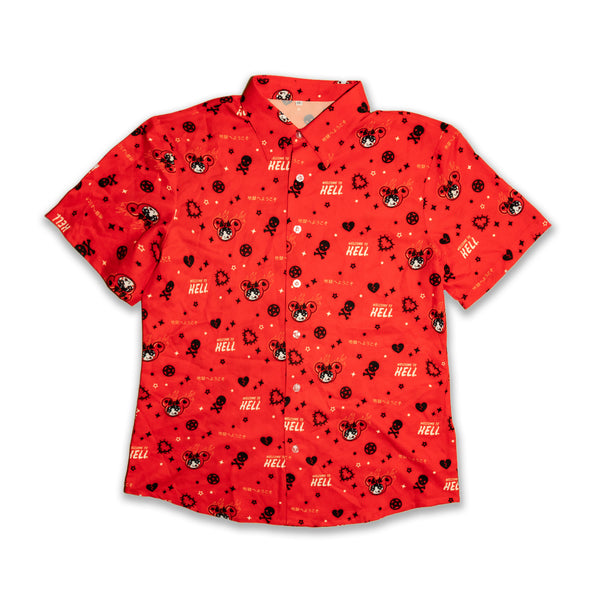Welcome to Hell Button Up Shirt – Toshikigirl