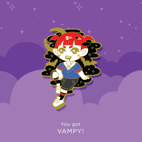 Vampy - Ghoulies Enamel Pin