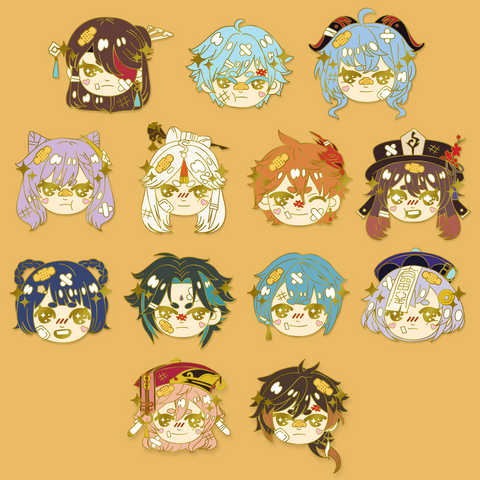 Liyue - Enamel Pin Set