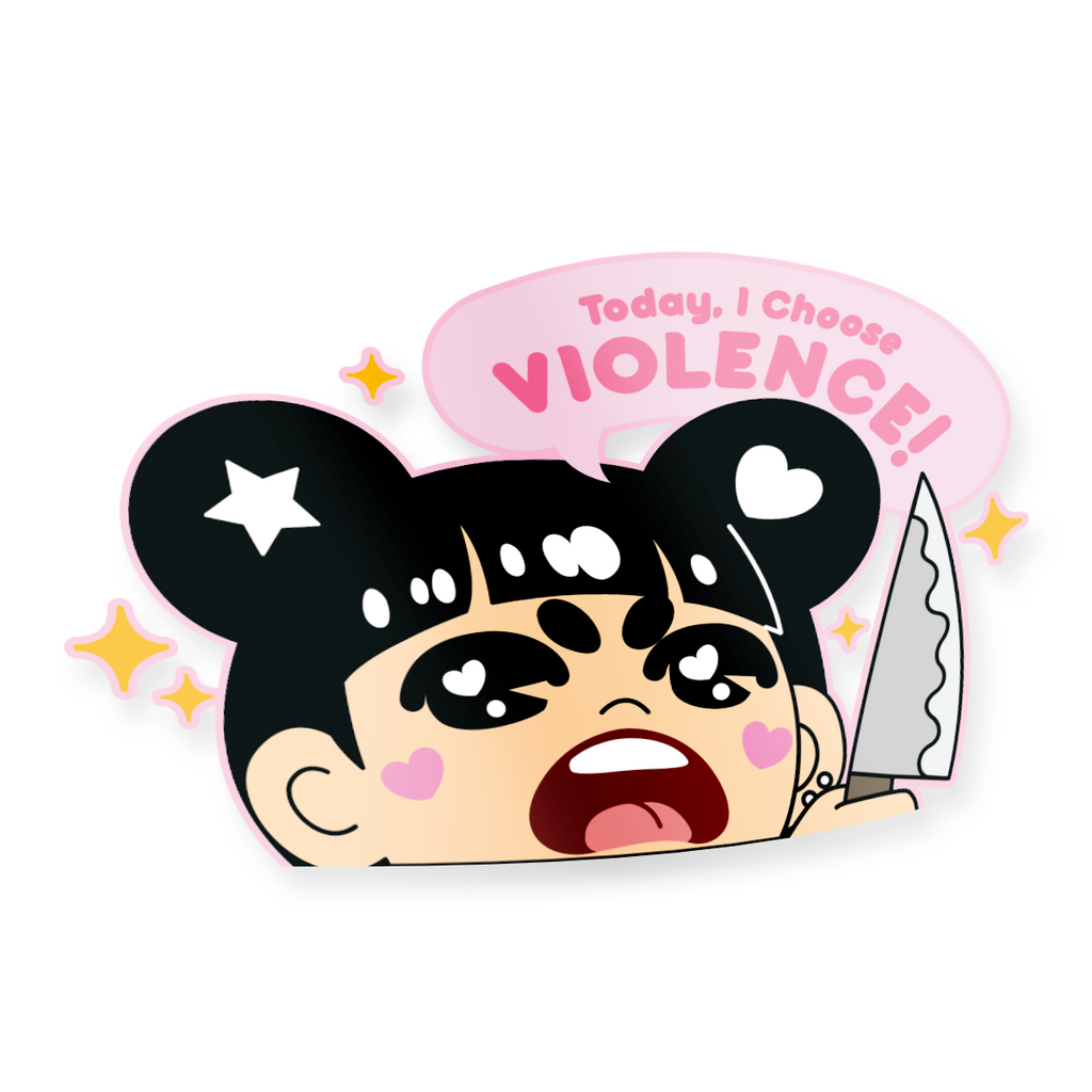 Rin Rin "Violence" Decal Sticker